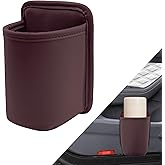 Surosha Large Car Door Cup Holder, Clip On Car Cup Holder, Auto Clip on Door Back Seat Extra Drink Holders, Automotive Accessories Water Bottle Organizer Mount Universal for Most Vehicles (Brown)