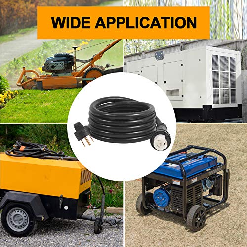 Best brose 50Ft 50 Amp Generator Extension Cord Generator Cord 125V