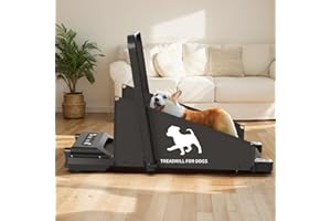 MOVECOM Dog Running Machine,Treadmill for Dogs Small Medium Dogs,Exercise Equipment for Puppy Pet Doggie Treadmill,Up to 220lbs, Low Noise