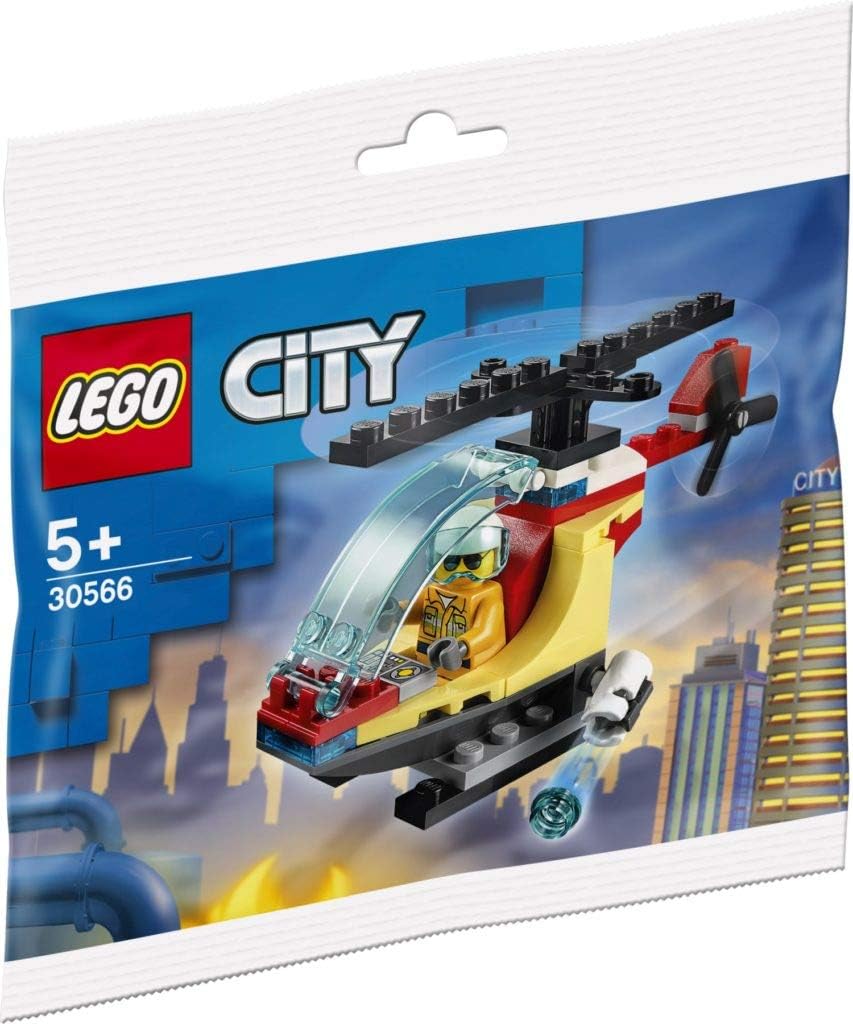 LEGO City Fire Helicopter polybag - 30566, Multicolor, 40