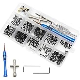 Yaohappy RC Car Screws Kit, RC Screws Kit Repair Tool Box Hardware Fasteners Replacement for Wltoys Wltoys 1/14 144001 RC Car