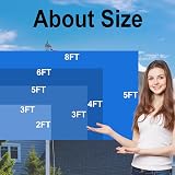 YRH Custom Flag Banner 2x3 to 5x8ft Personalize Photo Text Double Sided view 6