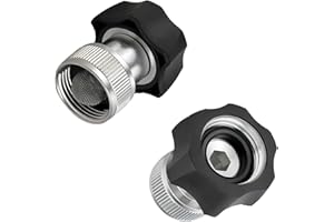 Evangenial 2-Pack Electric Pressure Washer Coupler, 3/4" Garden Hose Adapter Fitting, Heavy Duty Metal Connector Compatible with Sun Joe SPX Series Electric Pressure Washers (2-Pack Adapter A)