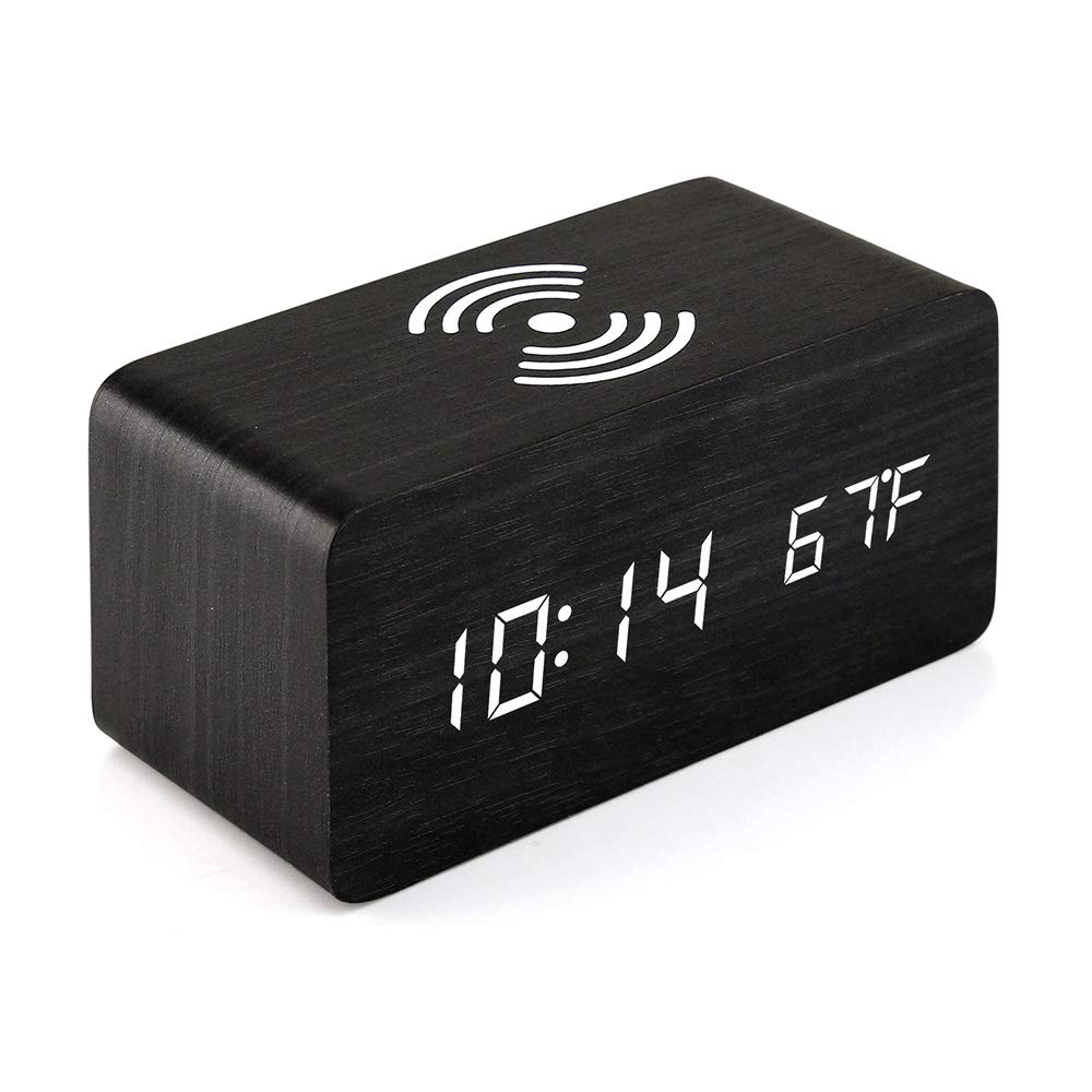 Mua OCT17 Alarm Clock with Qi Wireless Charging Pad Compatible with ...