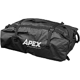 Apex Flexible Low Profile Roof Top Cargo Bag, Water Resistant, 6.5 Cu Ft | Self Repairing Zipper, Sealed Flap Cover, Attached Cinch Straps, Tie Down Straps Included