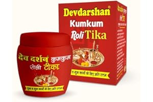 Harmony Kumkum Roli Tika, Traditional Hindu Pooja Prayer Powder, Red Color for Daily Rituals and Spiritual Ceremonies, 40 Gra