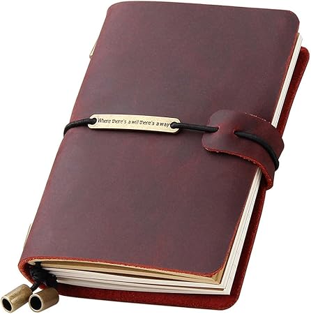 Amazon Com Refillable Handmade Travelers Notebook Leather