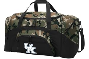 BROAD BAY Kentucky Wildcats Suitcase Duffel Bag - Large University of Kentucky Duffle for Travel or UK Sports Gear Bag! (Camo)
