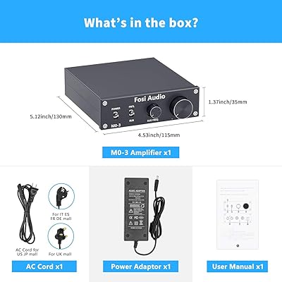 Buy Subwoofer Amplifier 200 Watt Mini Mono Audio Amp Full Frequency And Sub Bass Switchable Amplifier One Channel Home Theater Single Power Subwoofer Amp Fosi Audio M03 Online In Hungary B07vhg2lr9