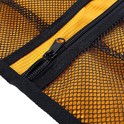 LUCKSTONE 420D Oxford Cloth Rock Climbing Safety Harness Hook Rope Hanging Storage Climbing Bags - Yellow