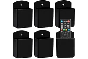 6 Pcs Wall Mounted Remote Control Holder, Self-Adhesive TV Air Conditioner Remote Control Holder, Pen Holder Containers, Hang
