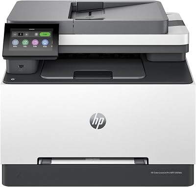 HP Color Laserjet Pro MFP 3301cdw Wireless All-in-One Color Laser Printer, Scanner, Copier, Best-for-Office (499Q3F) (Renewed)