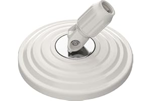 Plastic Mop Base Replacement for RinseWise Spin Mop Bucket,Replacement Mop Parts, Mop Accessories for Household Cleaning, Floor Mop Parts-White