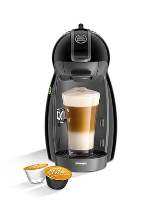 De'Longhi EDG200.B - Cafetera de cápsulas, acero inoxidable, 15 bar, color negro