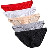 Briefs for Men Pack Quick-drying Underwear Men's Boxers Briefs ice silk Sexy breathable thin Pack Pouch Convex bulge