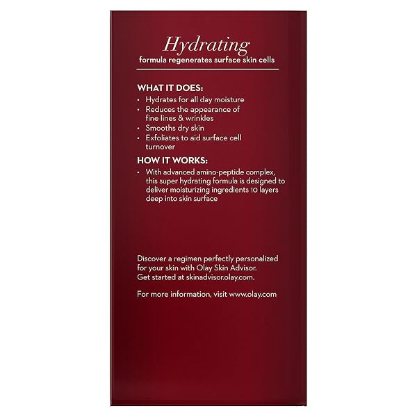 OLAY REGENERIST DEEP HYDRATION REGENERATING CREAM MOISTURIZER, 1.7 FL OZ