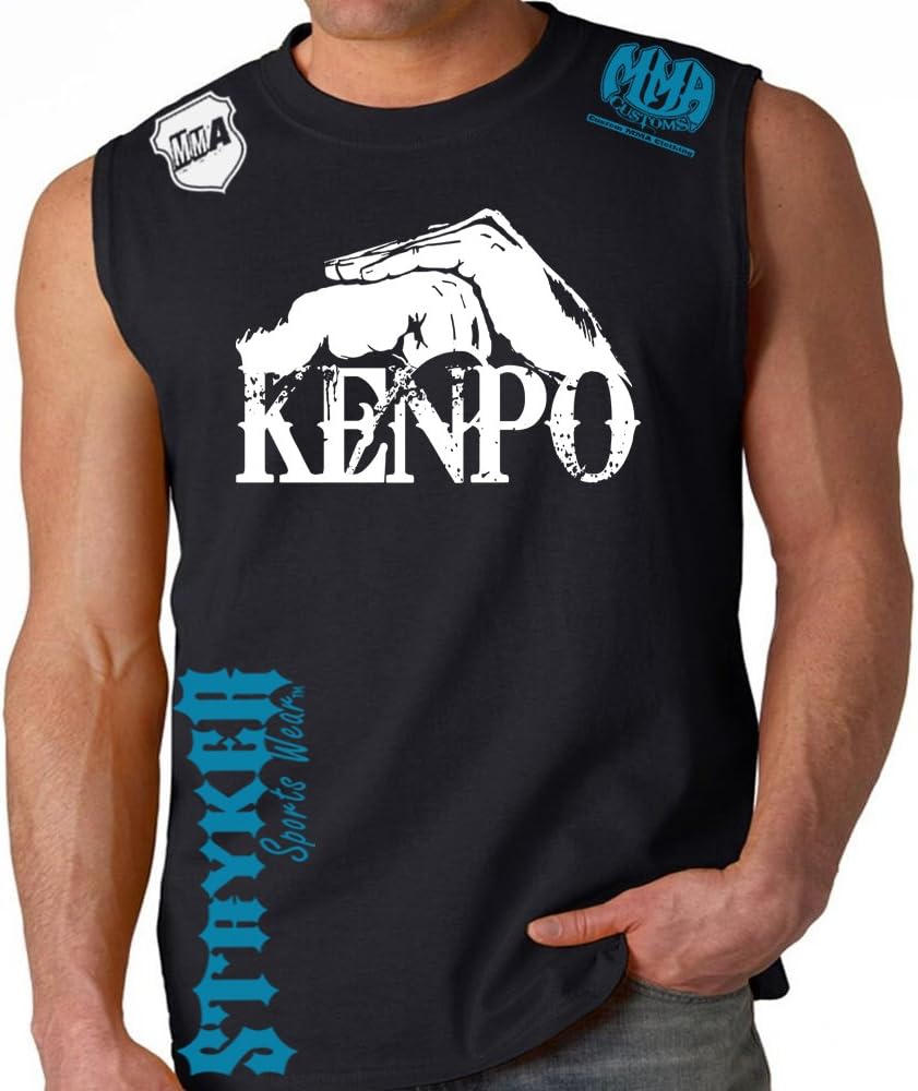 Kenpo Style Stryker Muscle Sleeveless Tank Top Shirt Shirt UFC w Free Tapout Sticker