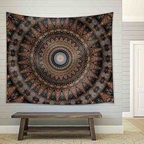 Old Russian Ornament - Fabric Wall Tapestry Home Decor - 51x60 inches
