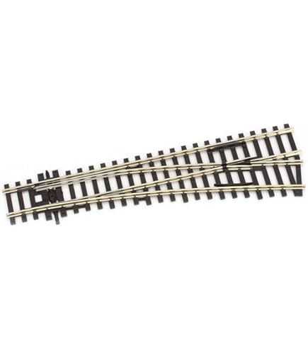 Peco SLE89 Aiguillage Droit à Gauche Electrofrog 258mm R 1524mm Str Code 100