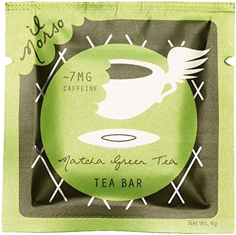 il Morso Coffee Energizing Chocolate Bars (Matcha Green Tea, 10 Bars)