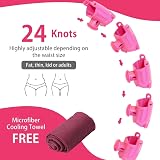 Sedol Smart Weighted Hula Hoop Gift Set – Auto-Spinning Fitness Hoop Pink view 4