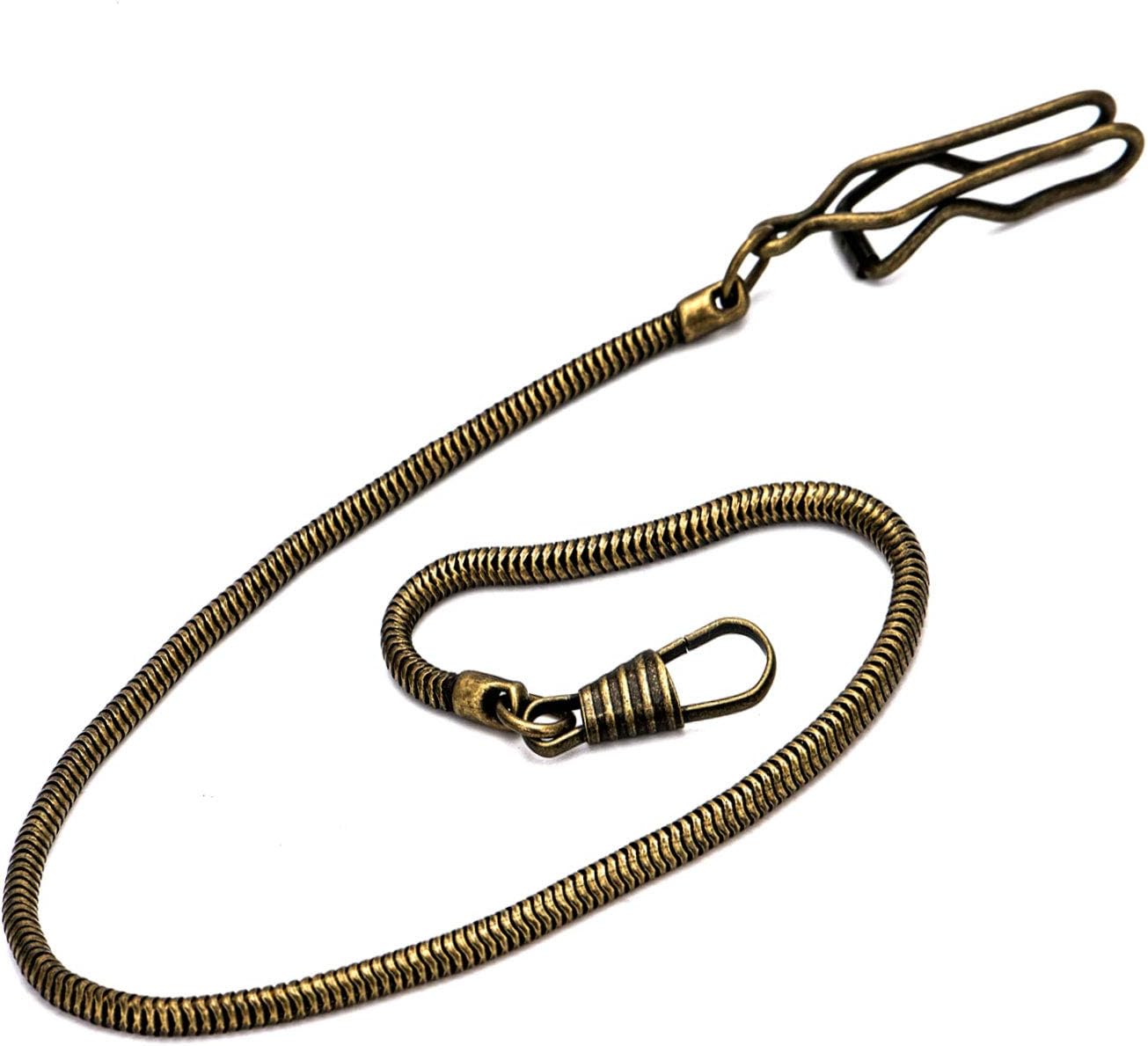 Clip Pocket Watch Chain - BOSHIYA Vintage Metal Alloy Pocket Vest Chain