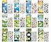 Stickers 1500+, 24 Different Scenes, Puffy Stickers Plus Filling Color Cards, Kids Cognition Stickers for Boys and Girls Toddlers, Including: Dinosaurs, Fishes,Space, Cars, Smiley Faces and More
