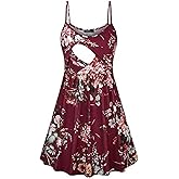 connche Floral Maternity Summer Dress Spaghetti Strap Nursing Breastfeeding