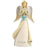 Enesco Foundations Expressions You are My Star Angel Figurine, 7.5 Inch, Multicolor