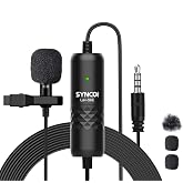 Moman MA6R Lavalier Microphone, Omnidirectional XLR Lapel Mic with 3-Pin Connector for Camera Recorder Mixer for Podcast Interview YouTube Video Recording