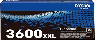 Brother TN3600XXL Black Toner Cartridge Super High Yield 11,000 Pages