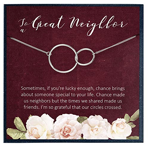 Neighbor Gifts For Neighbor Necklace Neighbor Appreciation Gifts For Neighbor Thank You Gifts For Thank You For Being A Good Neighbor Card Shefinds
