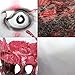 XIAO MO GU Latex Halloween Party Cosplay Face Mask Crazy Clown Costumes Mask Creepy Funny for Adults (Crazy)