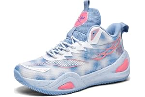 Bacury Womens Mens Basketball Shoes Breathable Non Slip Fashion Sneakers Comfortable Unisex-Adult Outdoor Sport Shoes