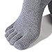 SmartWallStation 6 Pair Socks Five Fingers Toe Sport Run Cotton Deodorant Sock Men US Size 5-9 (Women 5-10)