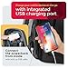 Anti Theft Backpack Laptop Water Resistant Business Computer Bag Back Functional External USB Charge Port for Work College School Travel. Improved Design 2018