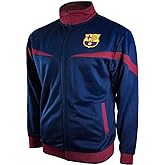 Icon Sports Officially Licensed FC Barcelona Soccer Track Jacket - Unisex Kids