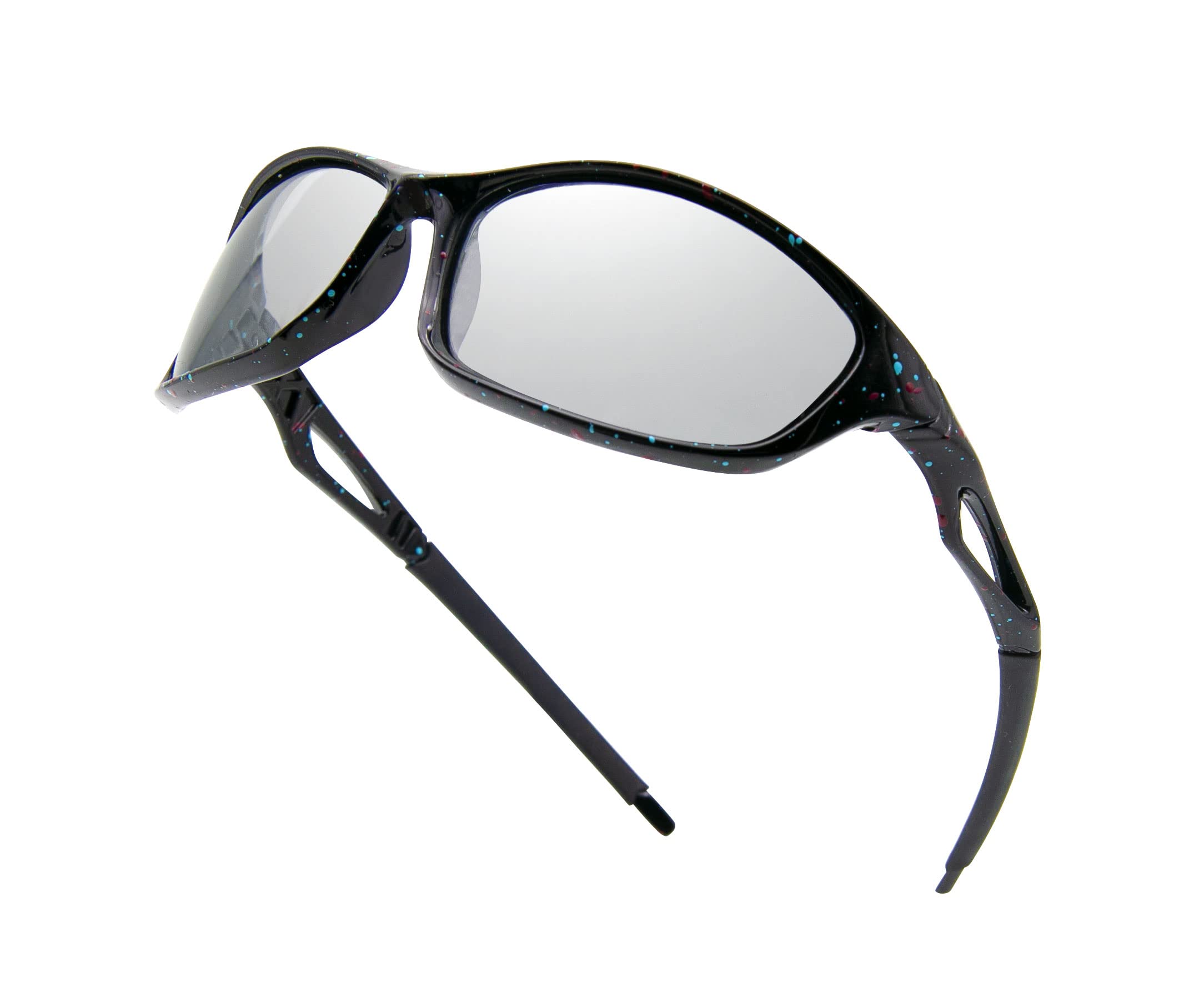 Long Keeper Polarised Sports Sunglasses for Men Women Wrap Around Running Sunglasses with Case Anti-UV400 Mirrored Sun Glasses for Driving Fishing Cycling