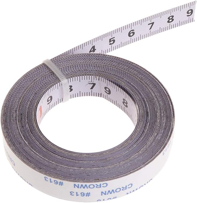 SelfAdhesive Measuring Tape ，Miter Saw Track Tape Measure Self