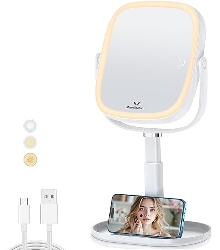 Miroir à Main Glamlite X Chucky – Jeu D'enfant – Édition Horreur – Jaune – NEUF 2024