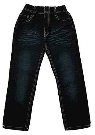 Fashion Boy Bequeme Jungen Jeans mit Rundum Gummizug, J83e