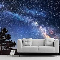 Wall Mural The Beautiful Space World Removable Self-Adhesive Wallpaper Wall Decoration for Bedroom Living Room - 66x96 inches