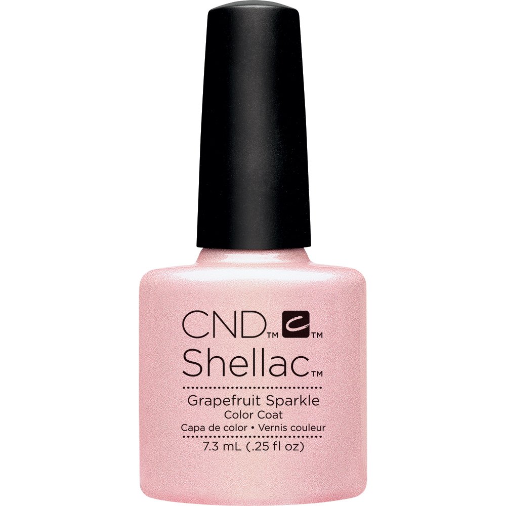 CND Shellac (Grapefruit Sparkle)