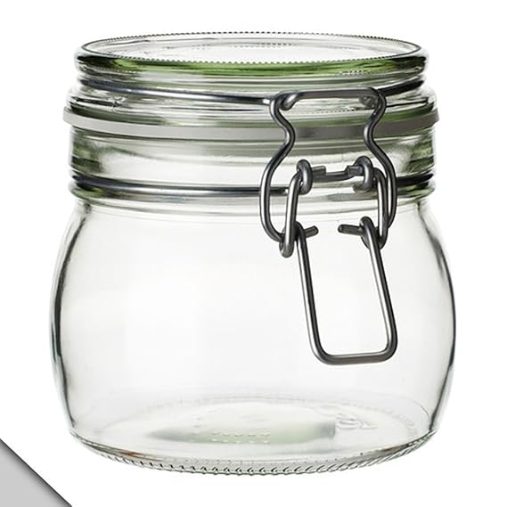 IKEA KORKEN Jar with lid, clear glass Jar Sealers