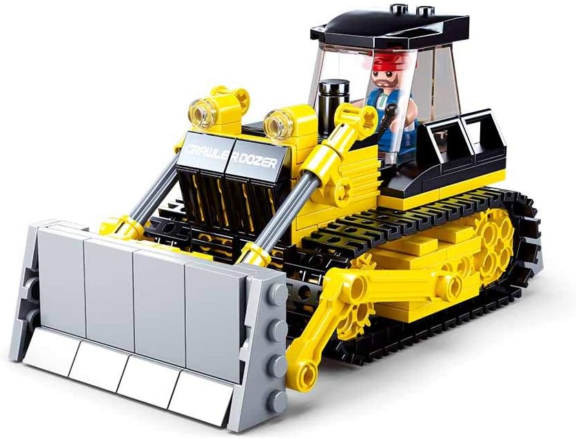 Sluban Town-bulldozer 231 Pieces, Mehrfarbig, 7 cm x 12 cm x 7 cm