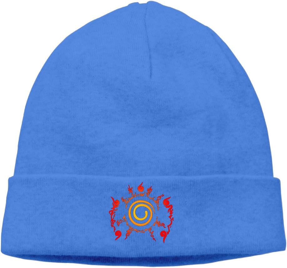 Naruto Ninetails Kyuubi Seal Unisex Outdoor Beanies Hat Fashion Watchcap