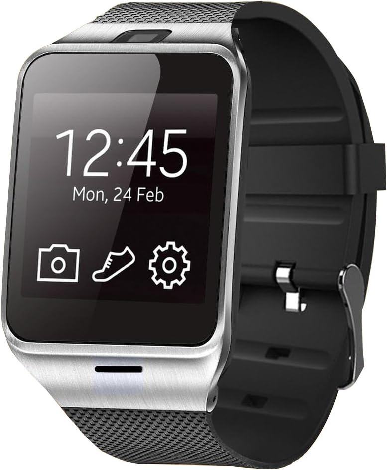 ASOON Smart Watch, Touch Screen Bluetooth Smart Wrist Watch Support SIM Card for Android Smartphones, Samsung, Galaxy Note, Nexus, HTC, Sony