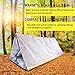 Rudolph's Emergency Survival Shelter Tent | 2 Person Mylar Thermal Shelter | 8' X 5' All Weather Tube Tent | Reflective Material| Lightweight | Waterproof | Best Survival Gear
