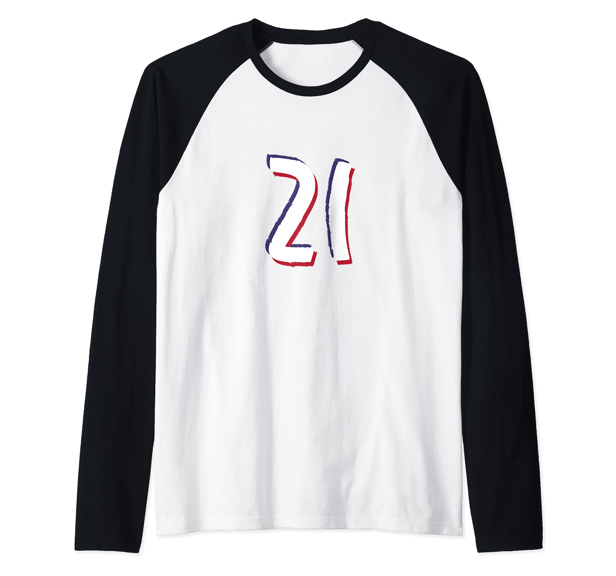 Flag United States Raglan Baseball Tee