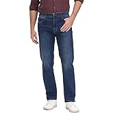 Soojun Men's Flex Waistband Relaxed Fit Straight Leg Jeans